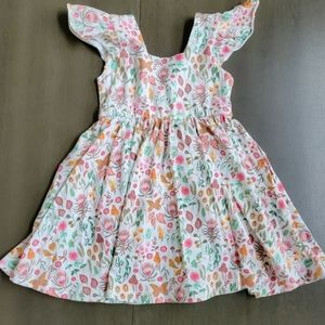 Alice & Ames flutter sleeve floral dress.